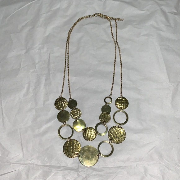 Gold circle coins necklace - Picture 1 of 2
